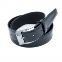 Belt in black patent leather