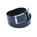 Belt in blue patent leather