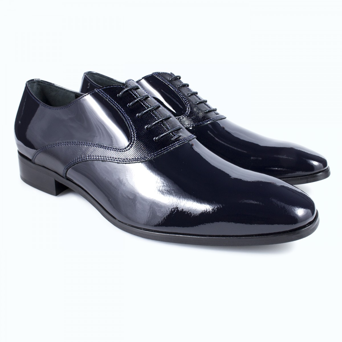 Scarpe eleganti da uomo, scarpe per sposo blu, scarpe cerimonia uomo